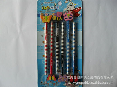 【【專業(yè)廠商直銷】小豆丁6支裝蝴蝶飛飛橡皮鉛筆套裝 高級禮盒】價格,廠家,圖片,文具套裝,紹興縣新世紀(jì)文教用品-