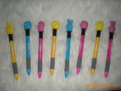 【供應手指廣告筆,造型筆,石頭剪子布,展示盒包裝】價格,廠家,圖片,圓珠筆、原子筆,桐廬萊雅文教用品-